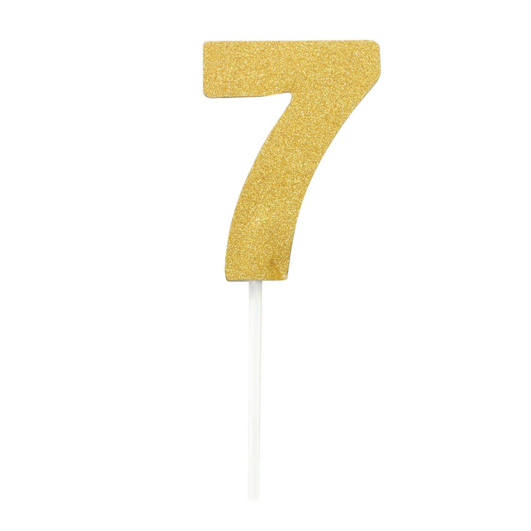 Diamond Cake Toppers Gold No. 7 1