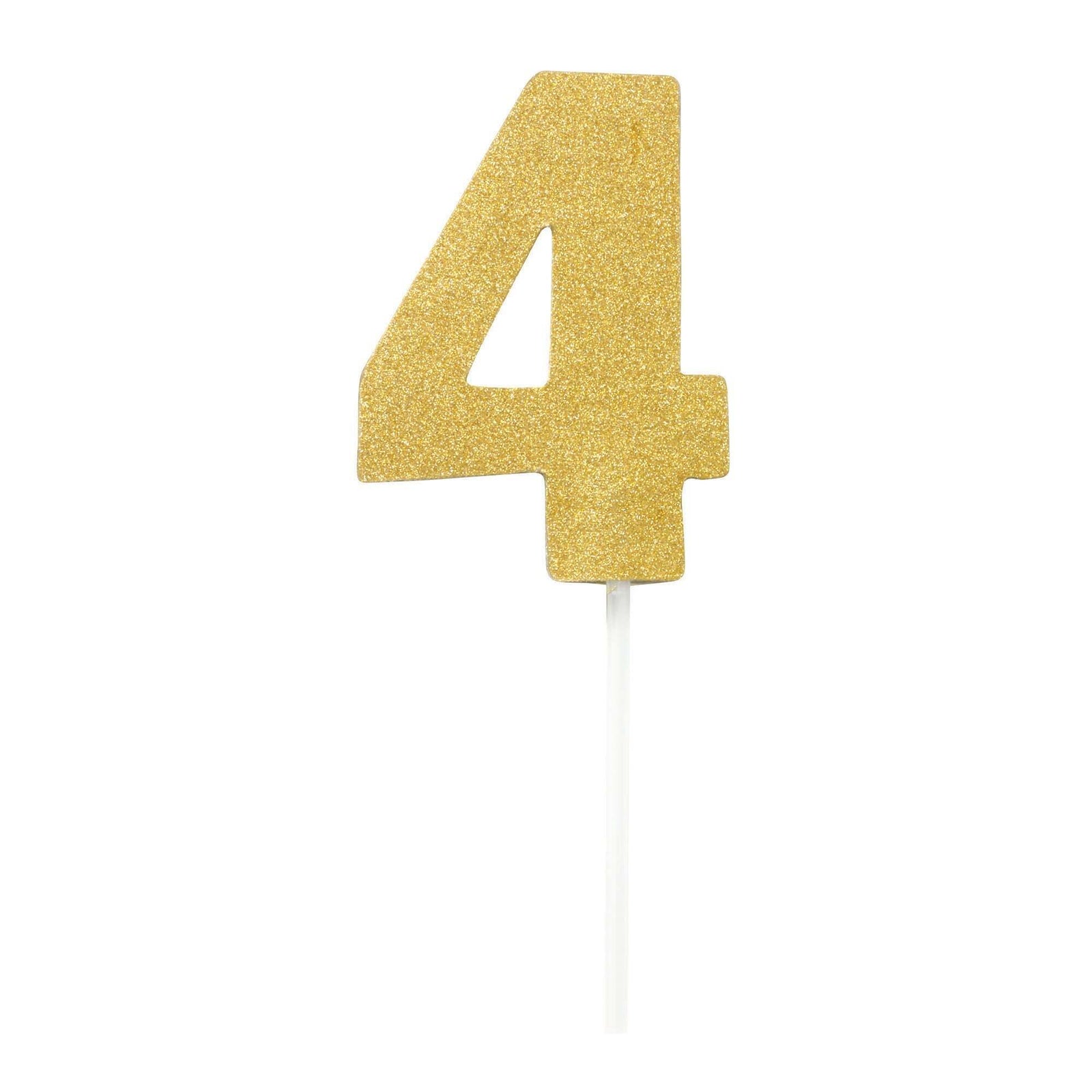 Diamond Cake Toppers Gold No. 4 1