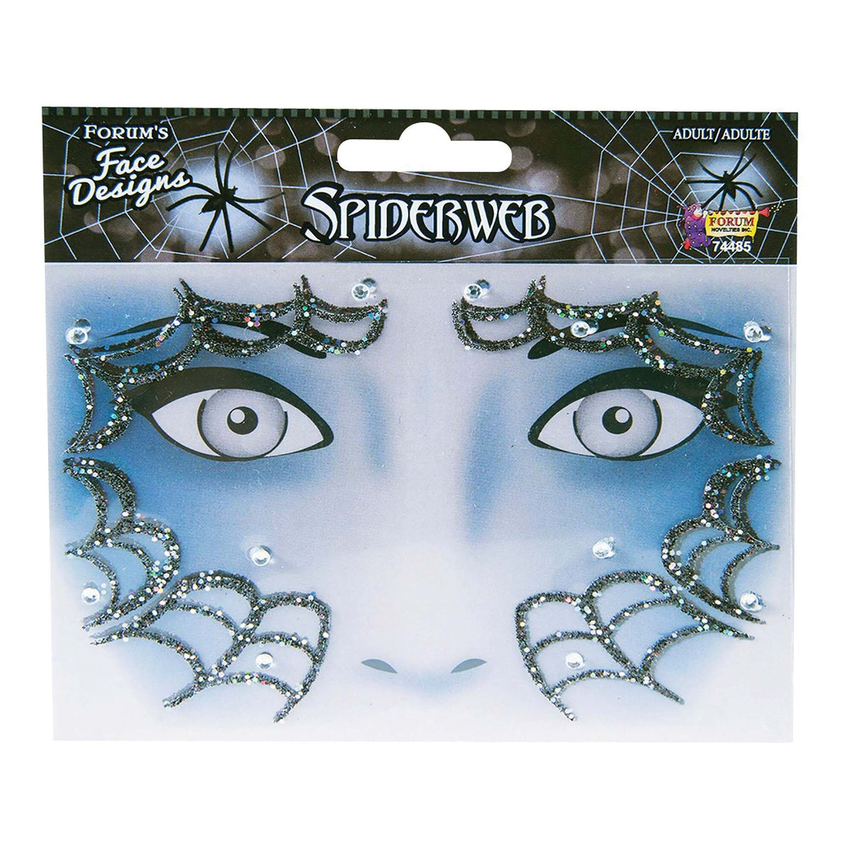 Face Tattoo Spider Web 1