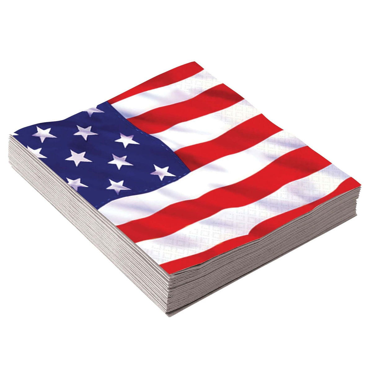 USA Flag Napkins Stars and Stripes Tableware 1
