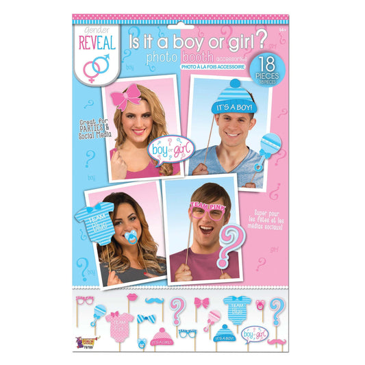 Gender Reveal Photo Booth Set 1