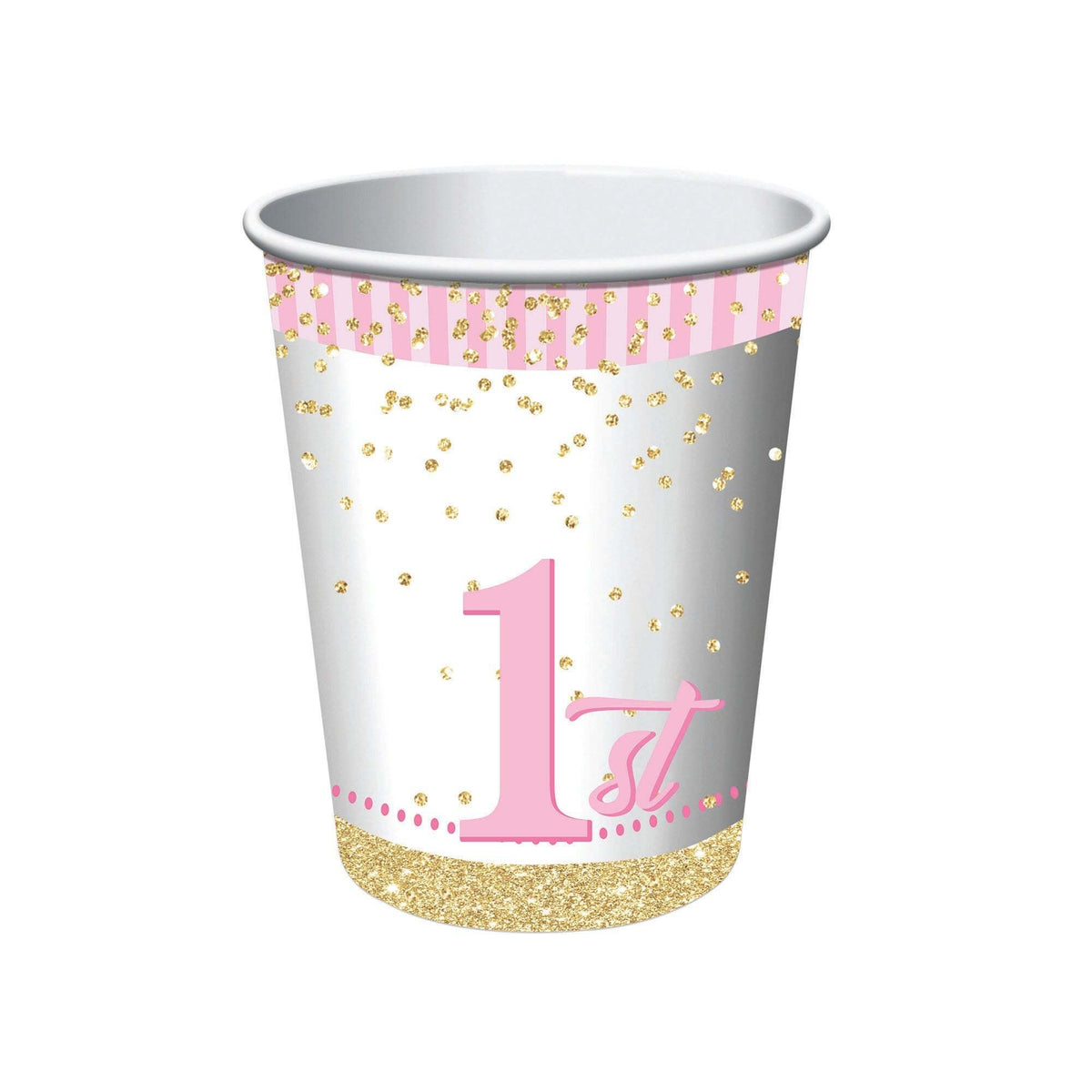 Birthday 1st Girl Cup Party Decoration Tableware 1