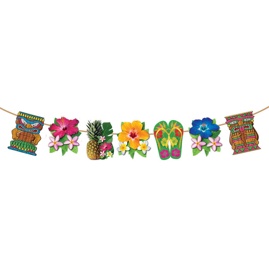 Hawaiian Printed Garland 1