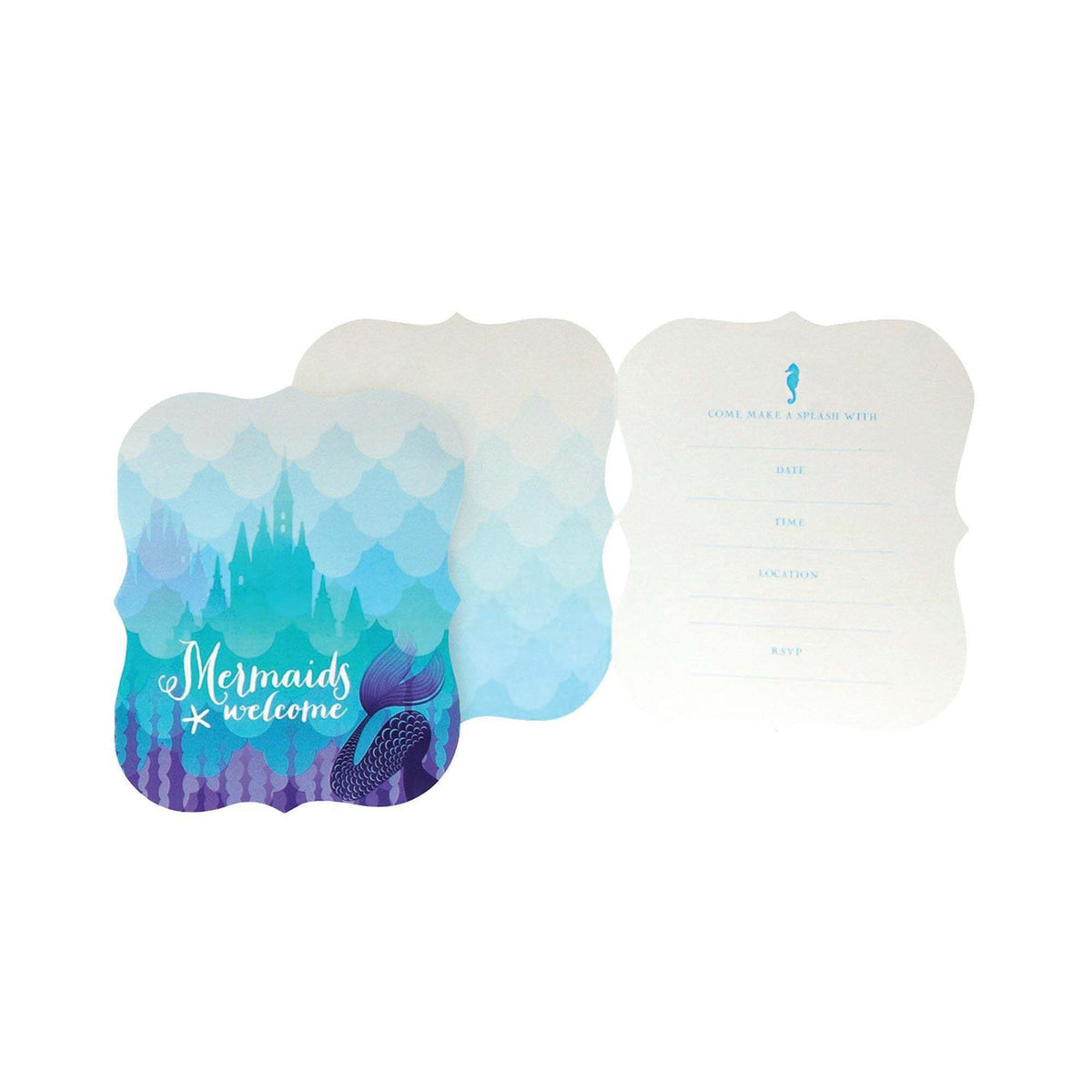 Mermaids Sea Invitations 1