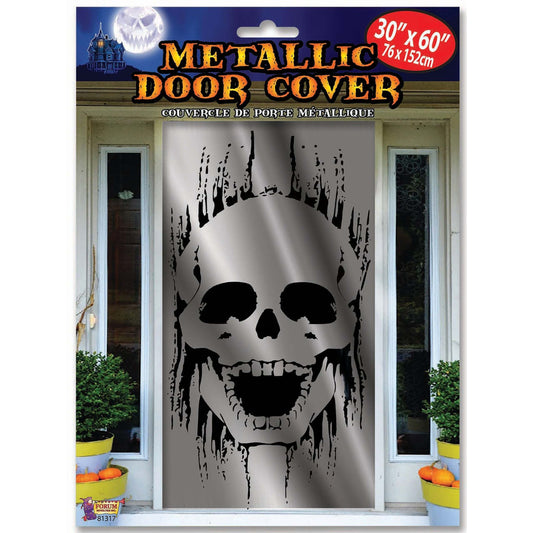 Skull Door Cover Metallic 1