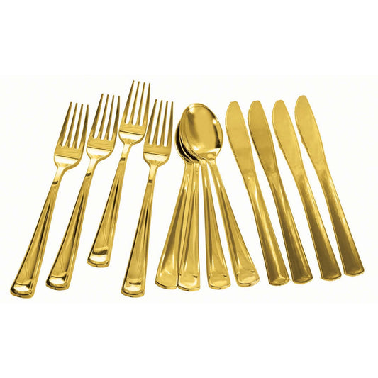 Gold Plated Cutlery 12 Asstd 1