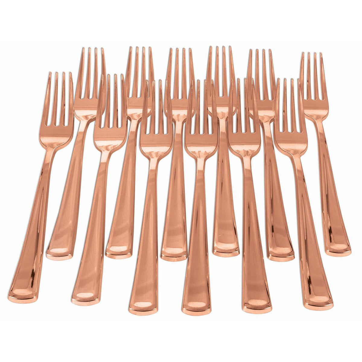 Rose Gold Forks 12 Pack 1