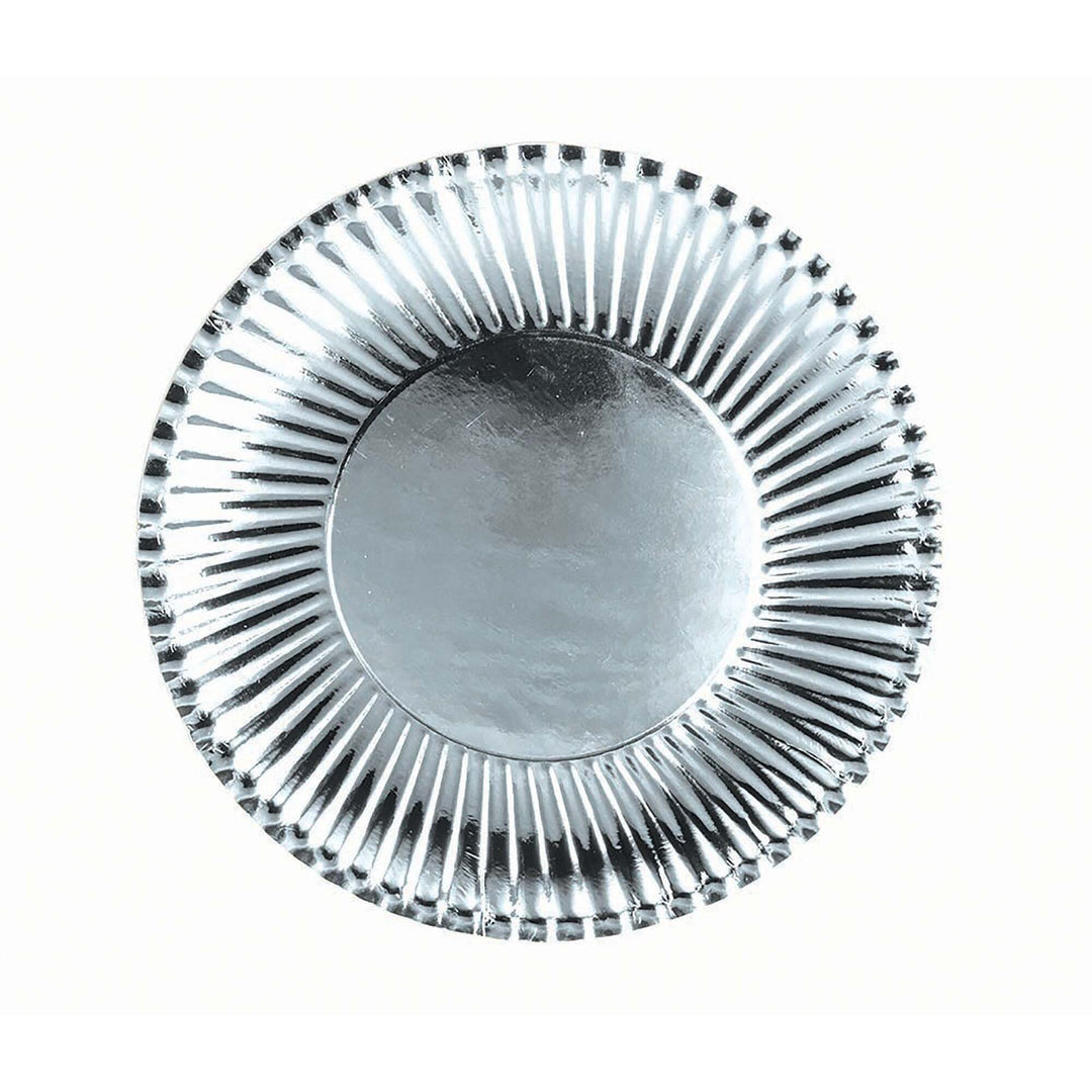Silver Paper Plates Small 10 Pack 18cm 1