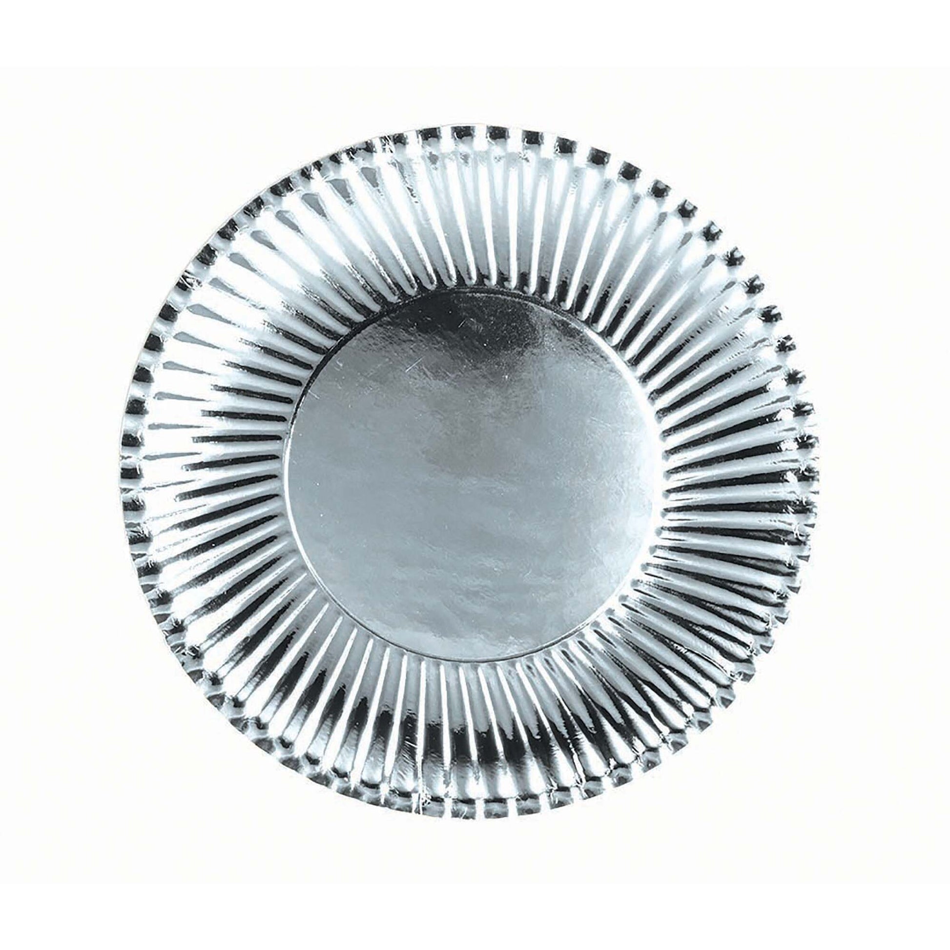 Silver Paper Plates Small 10 Pack 18cm 1