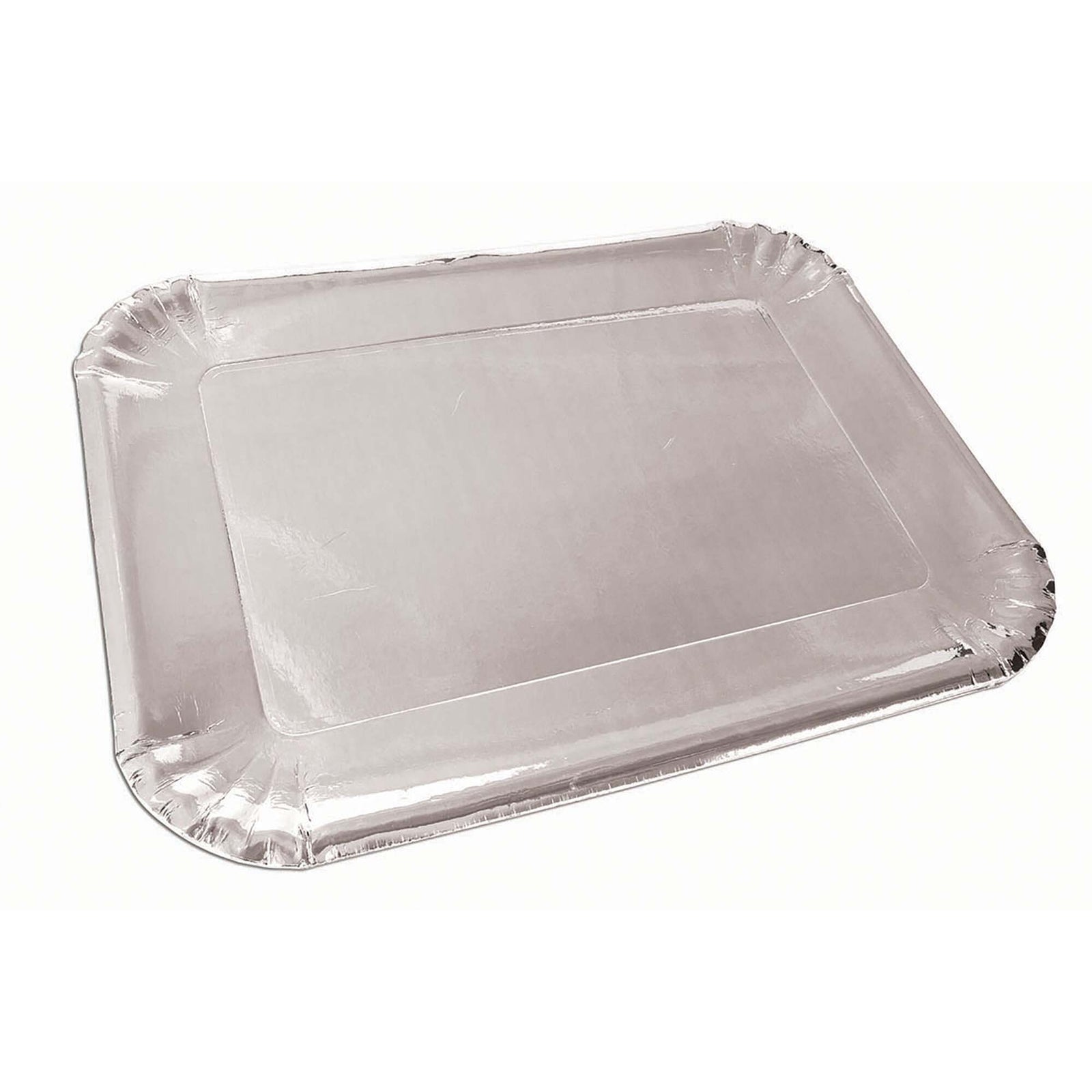 Silver Platters Paper 6 Pack 25cm X 16cm 1
