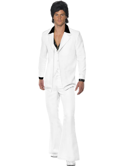 1970s White Disco Suit Adult Costume 2