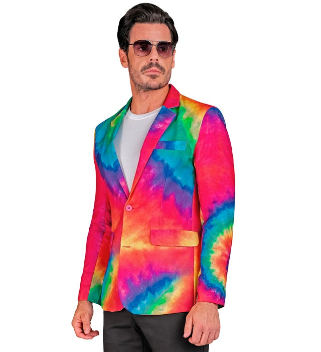 Neon Tie Dye Party Fashion Jacket  Jacket 