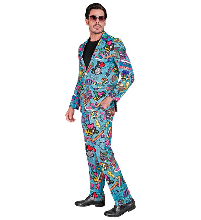 The 80S Party Fashion Suit  Jacket, Pants 