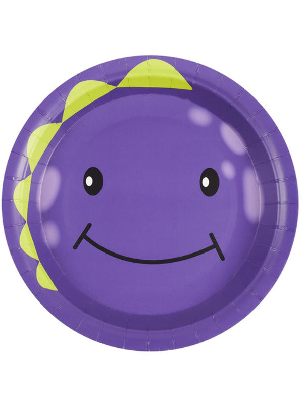 Monster Tableware Party Plates Purple x8 1