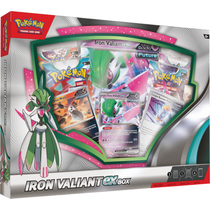 Pokemon TCG Roaring Moon/Iron Valiant ex Box Case of 6 2