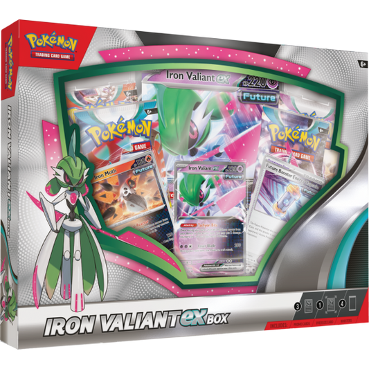 Pokemon TCG Roaring Moon/Iron Valiant ex Box Case of 6 2