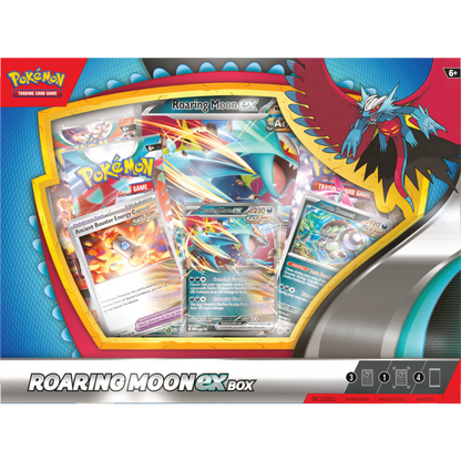 Pokemon TCG Roaring Moon/Iron Valiant ex Box Case of 6 4