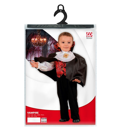 Vampire  Shirt With Vest, Jabot, Pants, Cape With Collar 