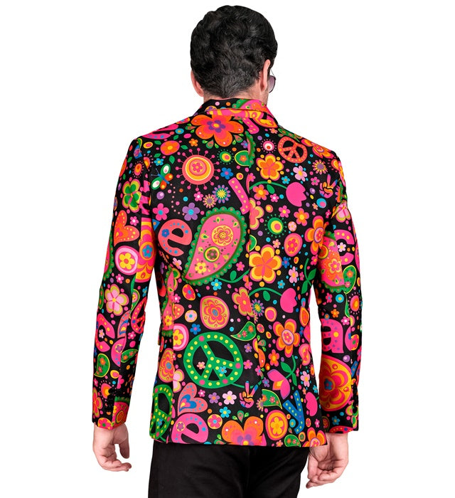 Neon Hippie Party Fashion Jacket  Jacket 