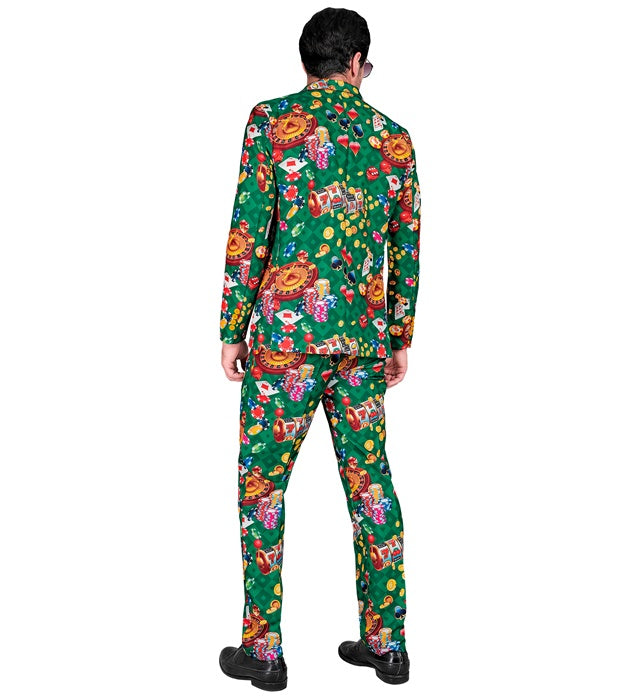 Casino Party Fashion Suit  Jacket, Pants 