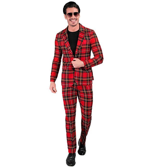 Tartan Party Fashion Suit  Jacket, Pants 