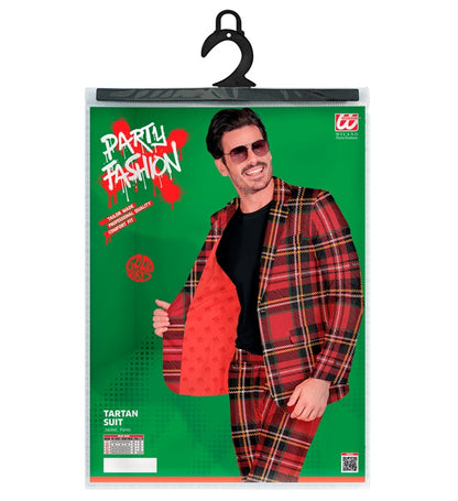Tartan Party Fashion Suit  Jacket, Pants 