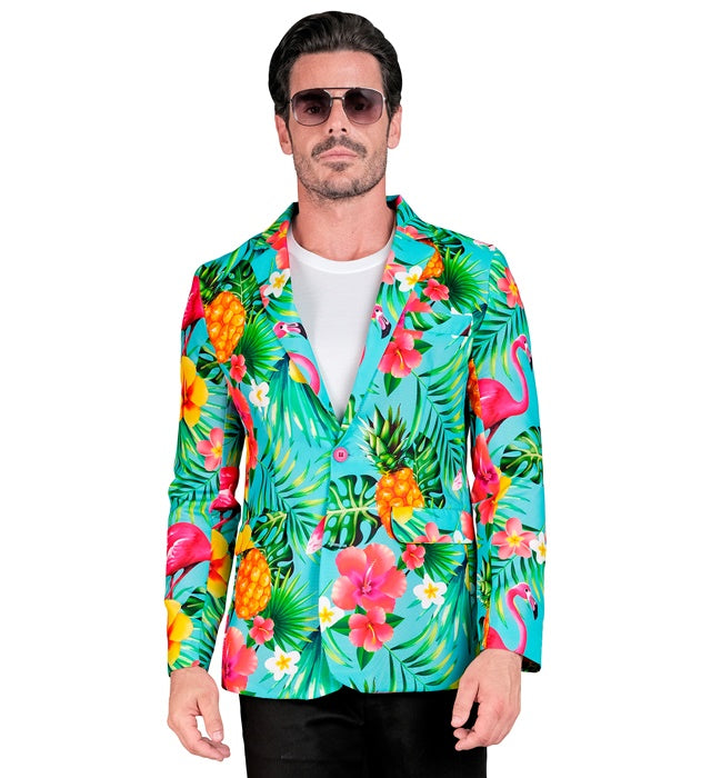 Neon Flamingo Party Fashion Jacket  Jacket 