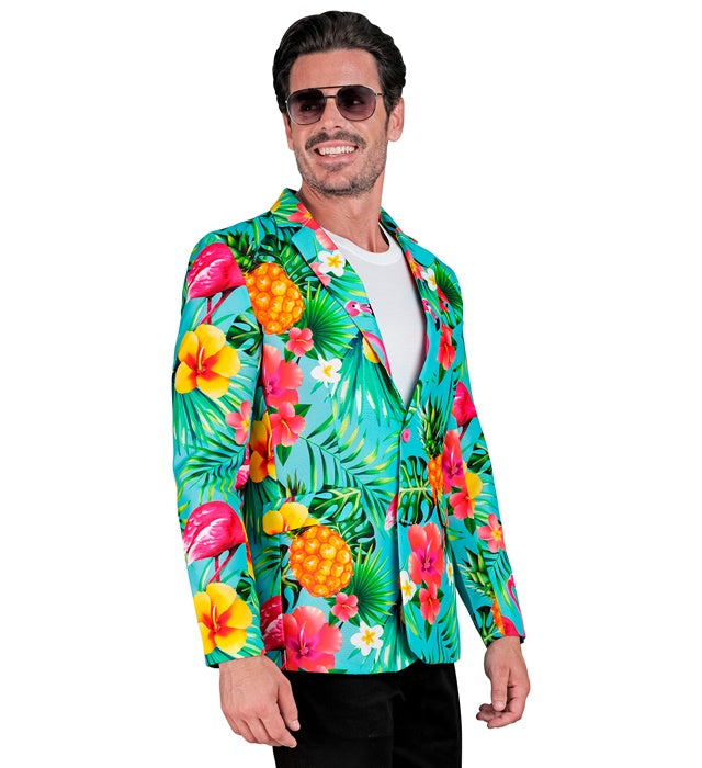 Neon Flamingo Party Fashion Jacket  Jacket 