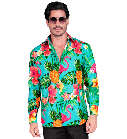Neon Flamingo Party Fashion Shirt  Shirt 