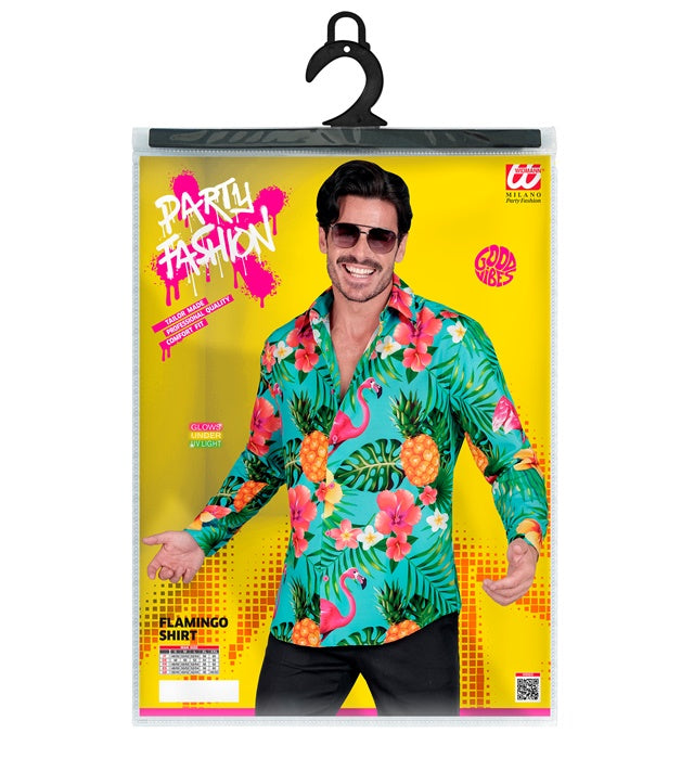 Neon Flamingo Party Fashion Shirt  Shirt 
