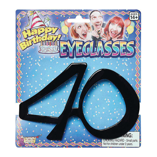 40th Birthday Glasses Joke Present 1