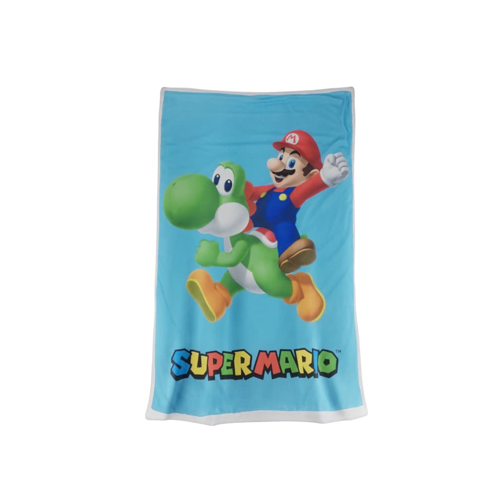 Super Mario and Yoshi Throw Blanket 100 X 150cm