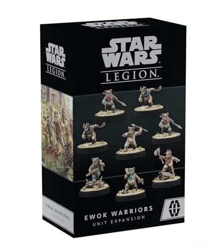 Atomic Mass Games Star Wars: Legion Ewok Warriors Unit Expansion - Endor's Iconic Natives! Tabletop Miniatures Game, Strategy Game for Kids and Adults, Ages 14+, 2 Players, 3 Hour Playtime, Made 1