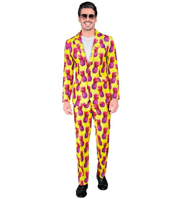 Neon Pineapple Party Fashion Suit  Jacket, Pants 