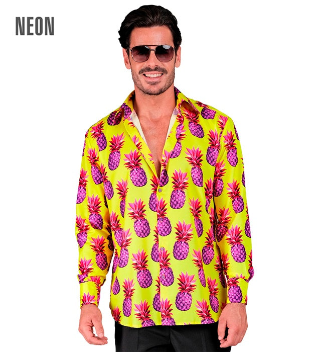 Neon Pineapple Party Fashion Shirt  Shirt 