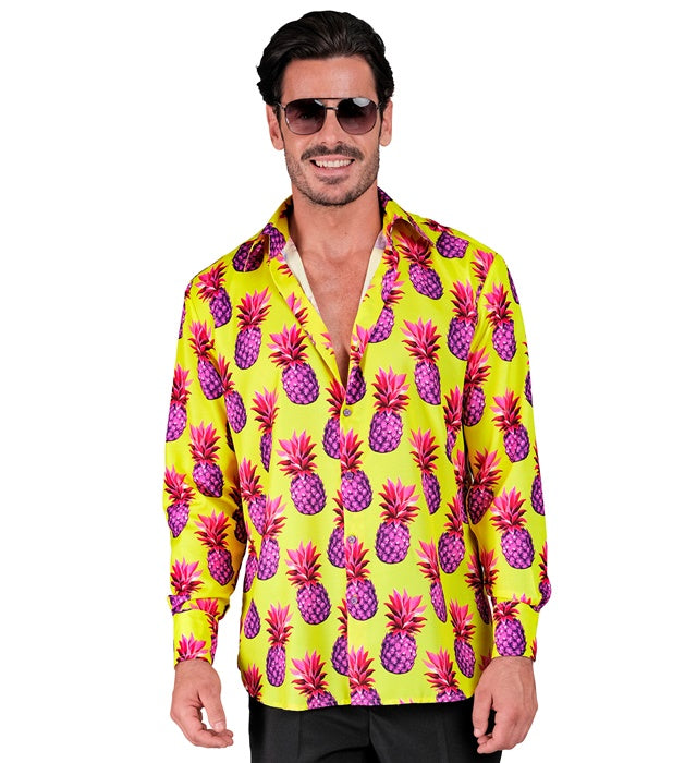 Neon Pineapple Party Fashion Shirt  Shirt 