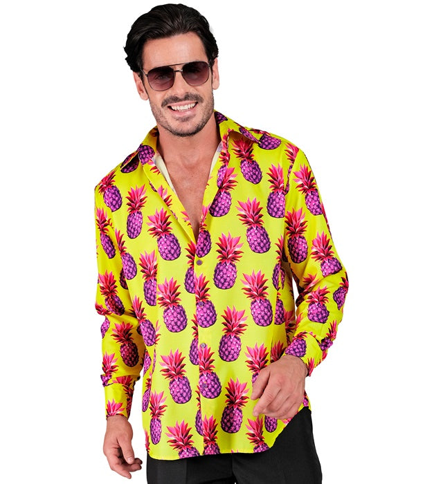 Neon Pineapple Party Fashion Shirt  Shirt 