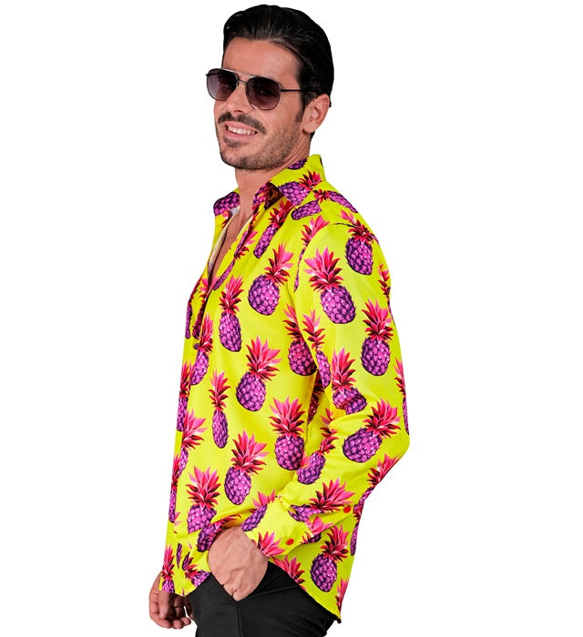 Neon Pineapple Party Fashion Shirt  Shirt 