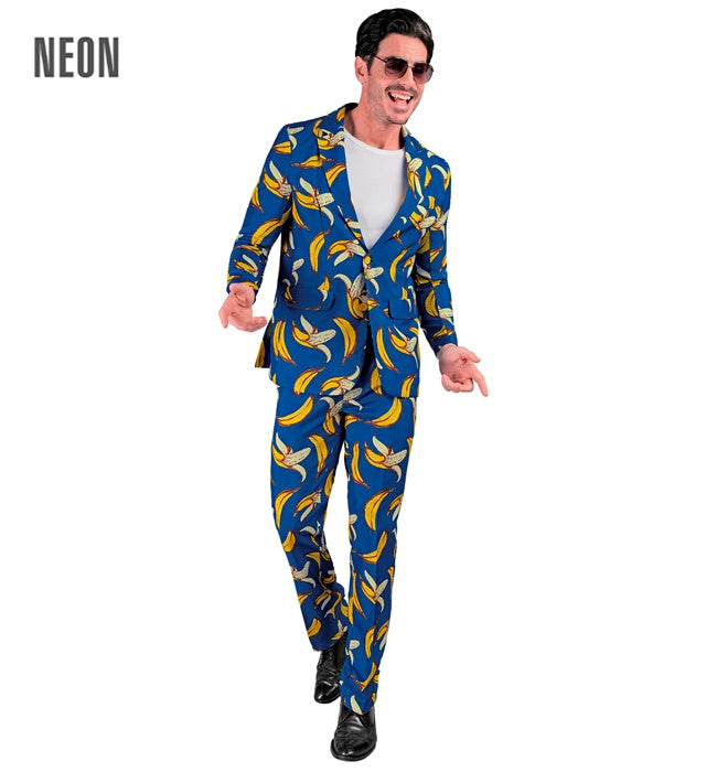 Neon Banana Party Fashion Suit  Jacket, Pants 