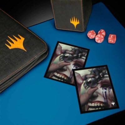 Magic The Gathering Modern Horizons 3 100ct Deck Protector Sleeves Black Jet Medallion 2