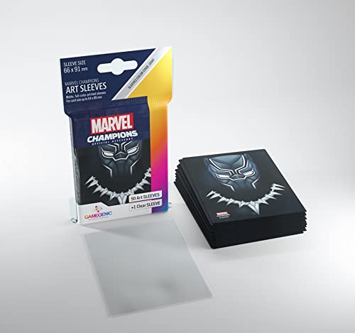 Marvel Champions Art Sleeves Marvel Black 50 Ct Card Sleeve 4
