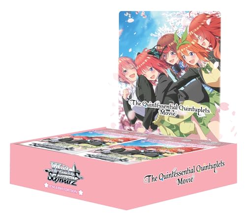 Weiss Schwarz: The Quintessential Quintuplets Movie Booster Display