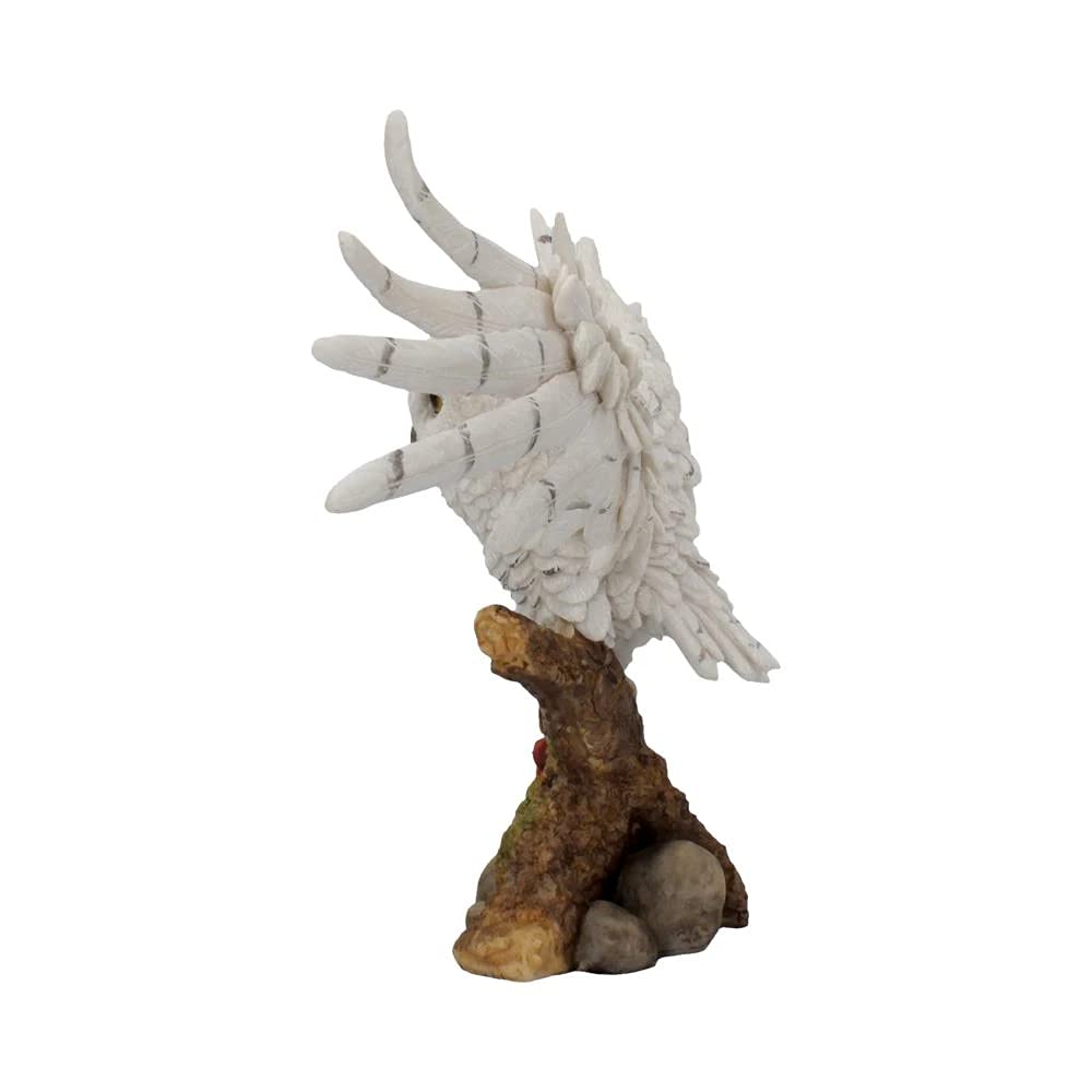 Snowy Rest Beautiful Owl Figure 38cm