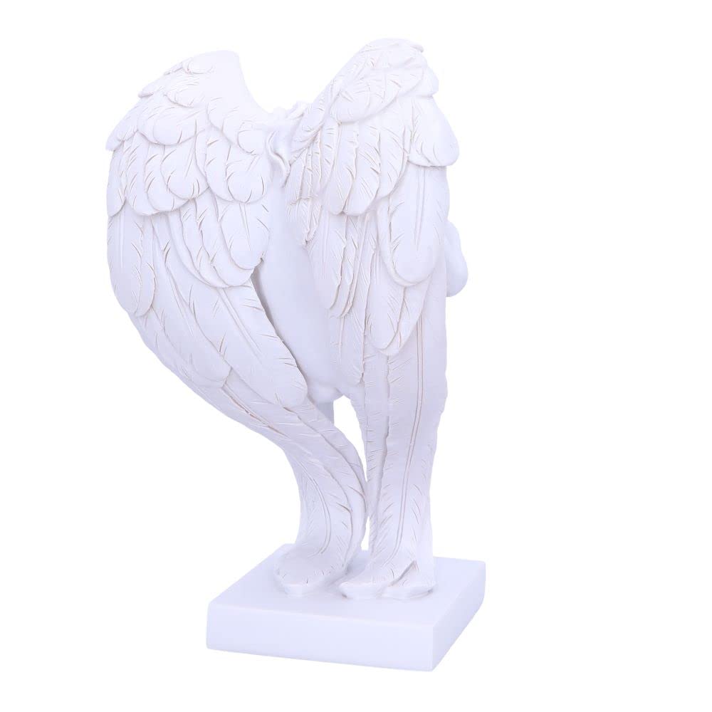 Angels Contemplation White Angel Figurine 28cm 5