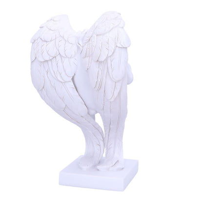 Angels Contemplation White Angel Figurine 28cm 5