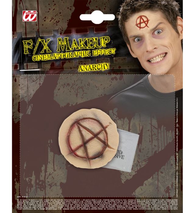 Anarchy Symbol In Professional Quality With Glue Tube
