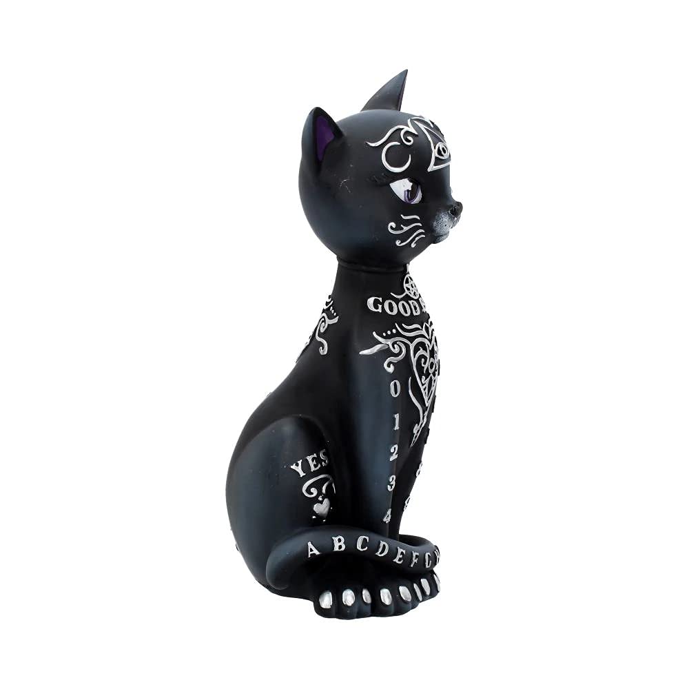 Mystic Kitty Figurine Spirit Board Black Cat Ornament 26cm