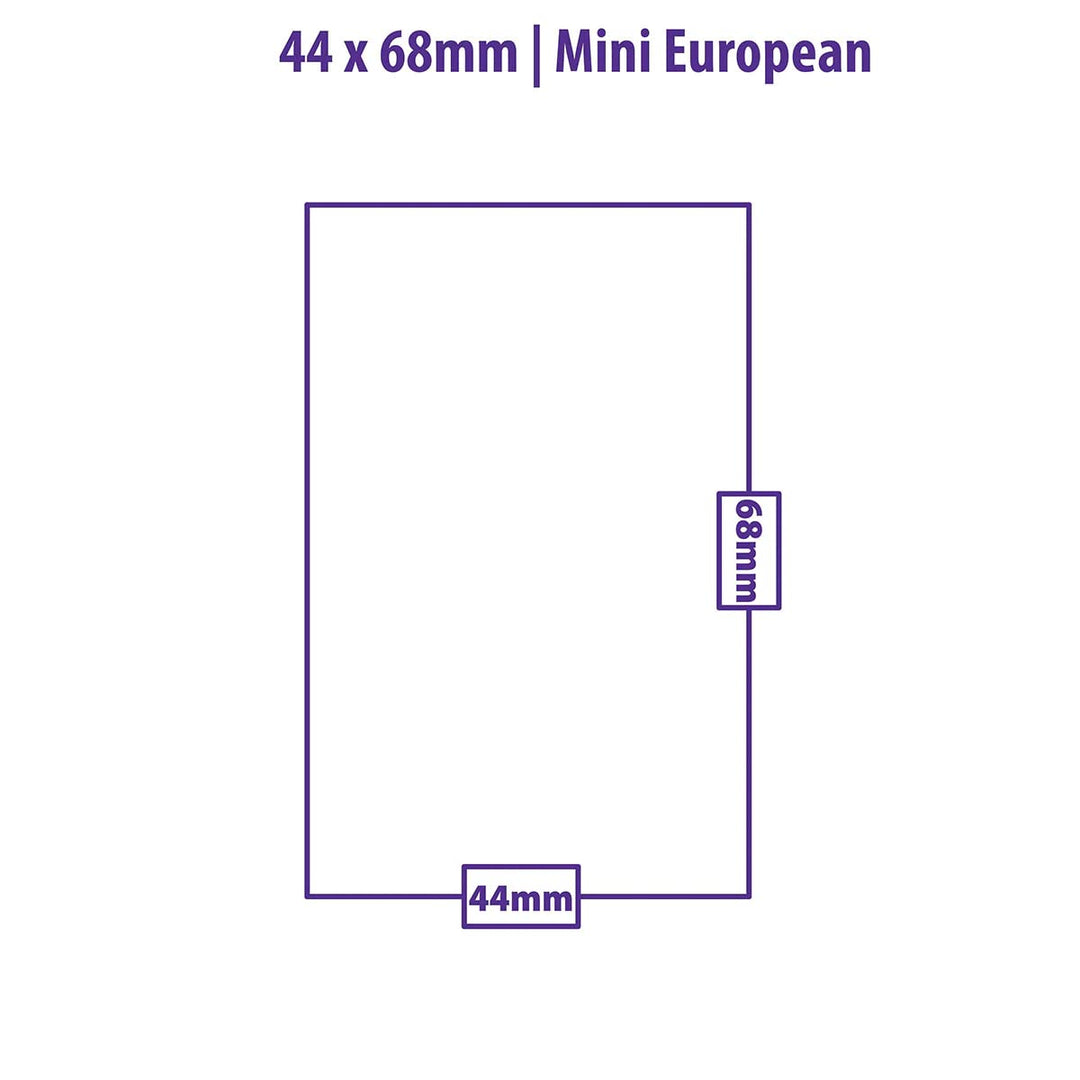 Ultra Pro 330472 82661 Mini European Board Game Sleeves 44mm x 68mm-(50 Count), Clear