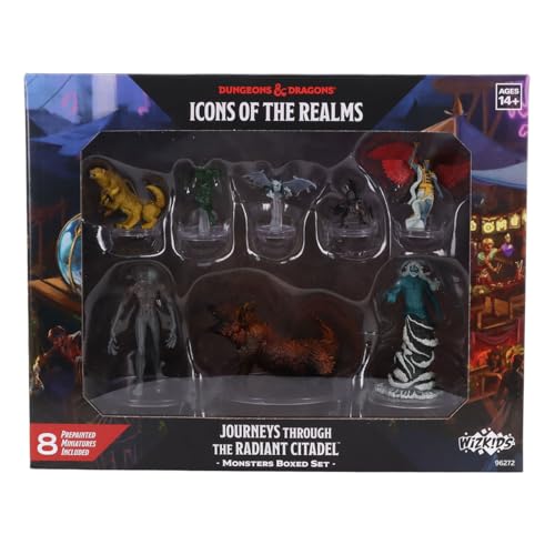 WizKids D&D Icons of The Realms: Journeys Through The Radiant Citadel - Monsters Boxed Set Dungeons and Dragons Miniatures 1