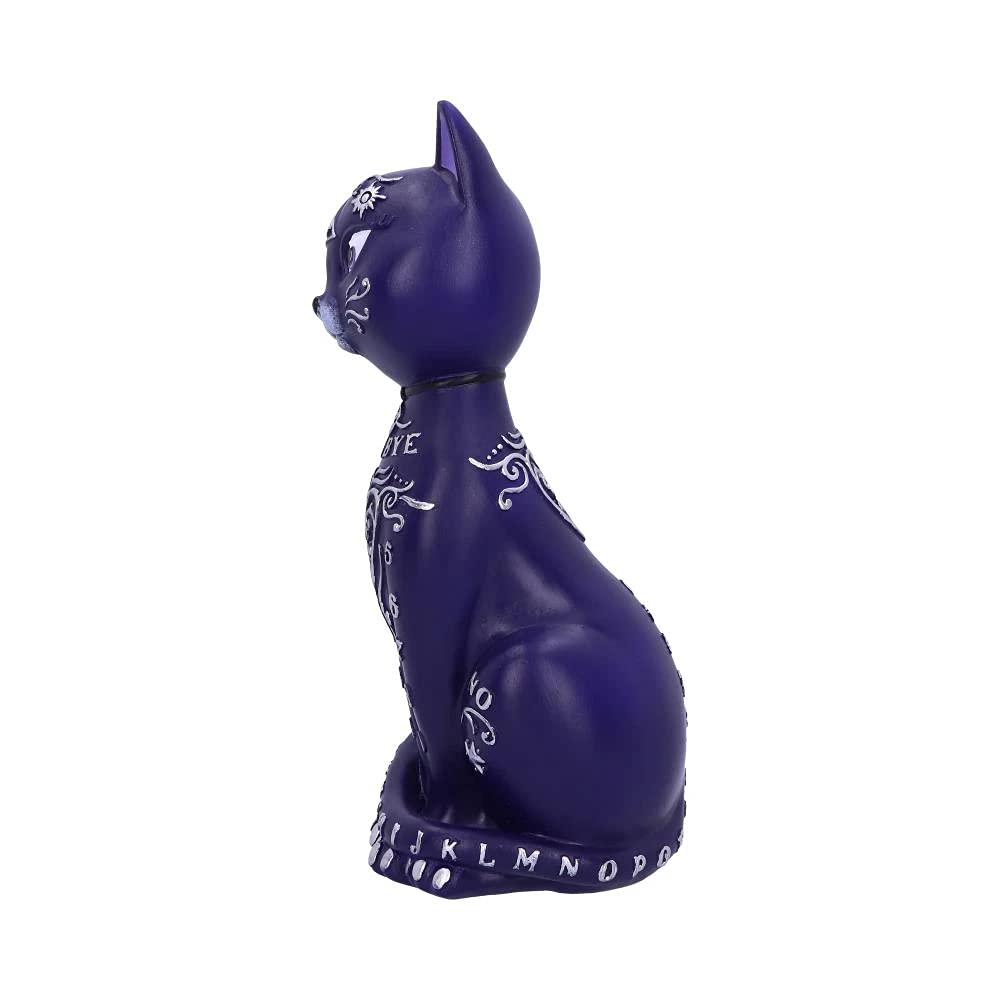 Purple Mystic Kitty 26cm Ouija Cat Figurine 3